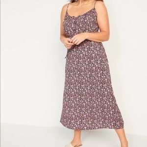Old Navy Floral Maxi Cami Shift Dress